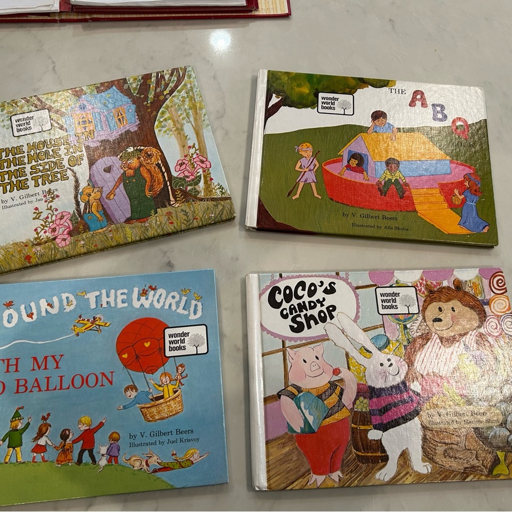 1973 Wonder World book set of 4 hardback